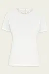 Zimmermann Illuminate Embellished Short Sleeves T-shirt