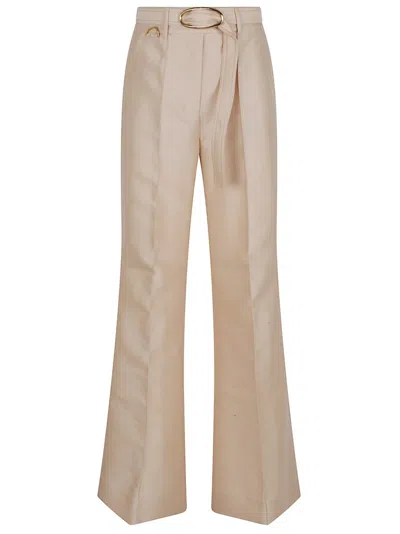 Zimmermann Illuminate Flare Pant In Brown