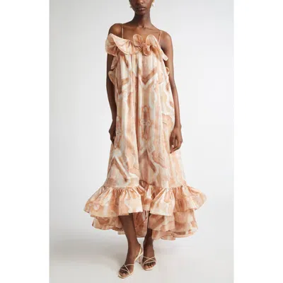 ZIMMERMANN ZIMMERMANN ILLUMINATE FLOUNCE RUFFLE GOWN