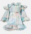 Zimmermann Illuminate Flounce Ruffled Silk Minidress In Multicoloured