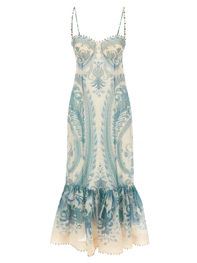 Zimmermann Illuminate Gown Dresses Light Blue