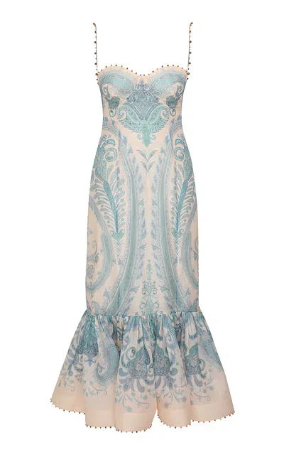 Zimmermann Illuminate Gown In Light Blue