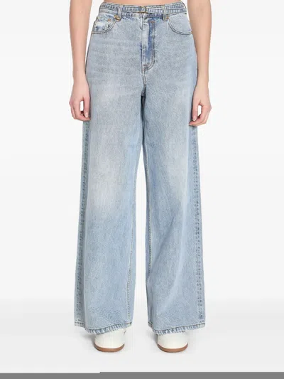 Zimmermann Illuminate Flare Jeans In Blue