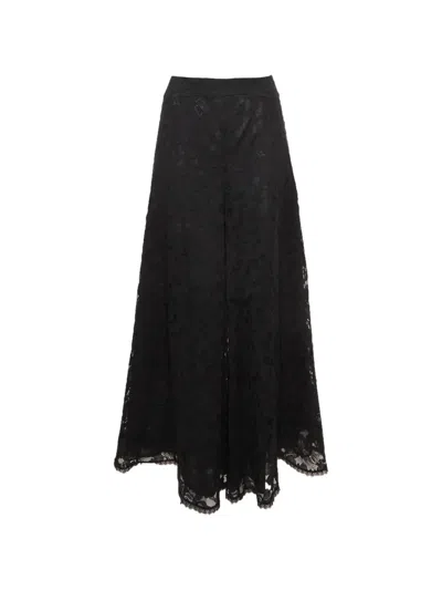 Pre-owned Zimmermann Illuminate Lace Trousers In Black