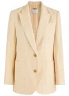Zimmermann Illuminate Linen Blazer In Yellow