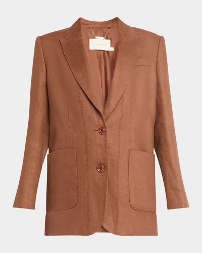 ZIMMERMANN ILLUMINATE LINEN JACKET