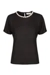 Zimmermann Illuminate Linen T-shirt In Black