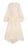 Zimmermann Illuminate Macrame Gown In Off-white