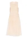 Zimmermann Illuminate Macramé Silk Maxi Dress In Neutrals