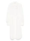 Zimmermann Illuminate Utility Midi Dress In White