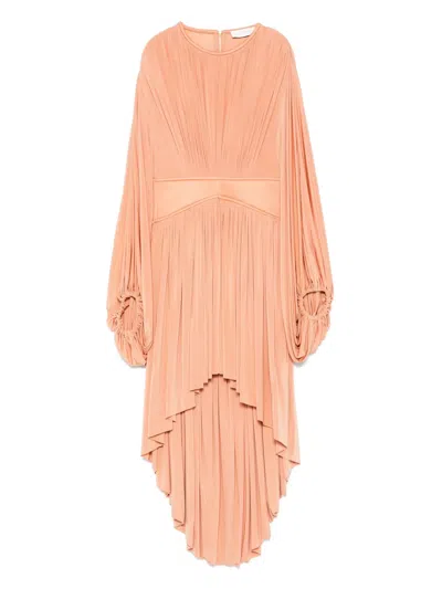 Zimmermann Illuminate Batwing Mini Dress In Lipstick