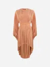 Zimmermann Womens Illuminate Batwing Jersey Mini Dress Lipstick Xs In Pink