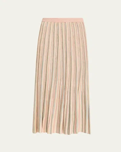 Zimmermann Illuminate Mouline Maxi Skirt In Neutral