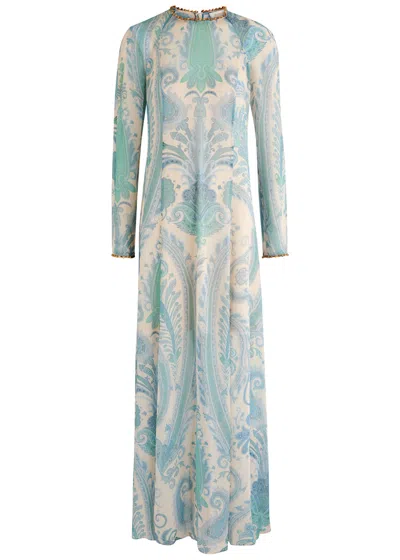 ZIMMERMANN ZIMMERMANN ILLUMINATE PRINTED CHIFFON MAXI DRESS