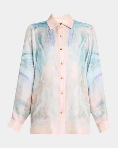 ZIMMERMANN ILLUMINATE RELAXED SHIRT