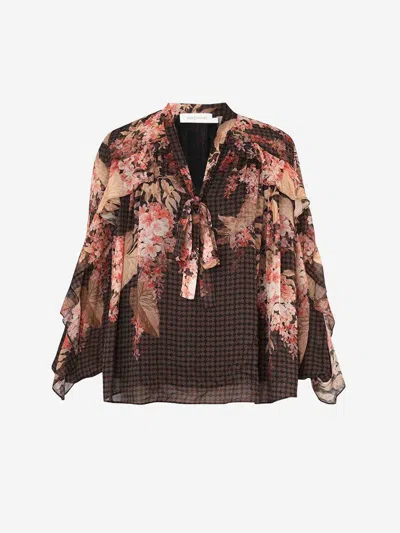 ZIMMERMANN ZIMMERMANN ILLUMINATE RUFFLE BLOUSE