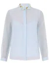 Zimmermann Illuminate Shirt In Blue