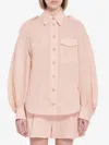 Zimmermann Illuminate Shirt In Pink