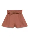 Zimmermann Brown Illuminate Linen Shorts In Brown
