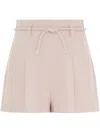 Zimmermann Pink Linen Illuminate Shorts In Pink