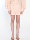 Zimmermann Illuminate Shorts In Pink