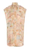 Zimmermann Illuminate Sleeveless Tunic In Multi