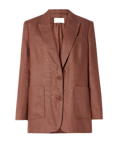 Zimmermann Illuminate Suit Jacket In Pink