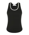 Zimmermann Illuminate Embellished Tank In Black In Black