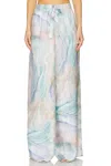 Zimmermann Illuminate Track Pants In Blue Agate In Multi