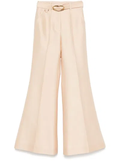 Zimmermann Illuminate Trousers In Neutrals