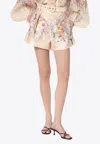 Zimmermann Printed Silk Shorts