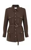 Zimmermann Illuminate Utility Jacket In Brown