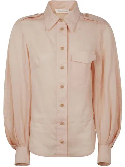 Zimmermann Illuminate Utility Shirt Clothing In Multicolor