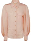 Zimmermann Illuminate Utility Shirt Clothing In Pink