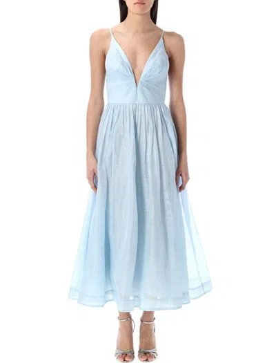 Zimmermann Illuminate V-neck Midi Dress