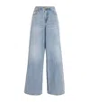 Zimmermann Illuminate Wide-leg Jeans In Blue