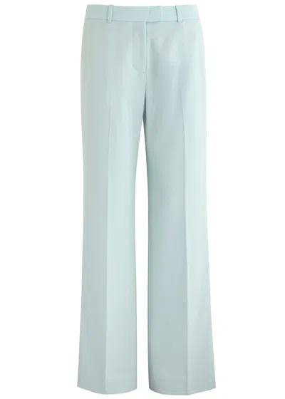 Zimmermann Illuminate Wool-blend Trousers In Light Blue