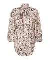 Zimmermann Illuminate Billow Blouse In Nude