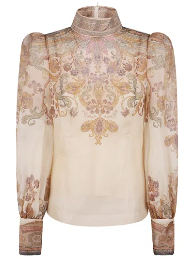 ZIMMERMANN ILLUSTRATION BODICE TOP