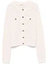 Zimmermann Illustration Cardigan In Pink