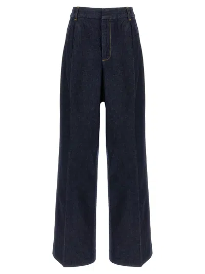 Zimmermann Illustration Wide-leg Jeans In Navy