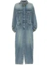 Zimmermann Women's Blue Illustration Overall Jumpsuit In Blue