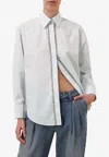 Zimmermann Illustration Diamante Embellished Shirt In Mint