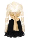 Zimmermann Illustration Flounce Lace-trimmed Minidress
