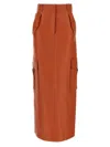 Zimmermann Illustration Midi Skirt In Brown