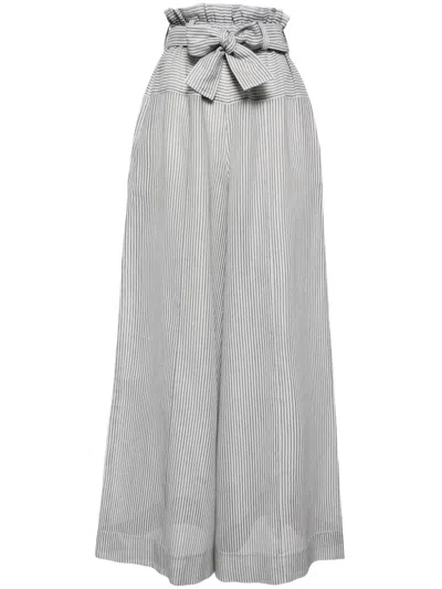 Zimmermann Illustration Paperbag Pants In White