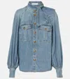 ZIMMERMANN ILLUSTRATION RAGLAN DENIM SHIRT