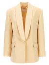 Zimmermann Illustration Shawl Tux Jacket Blazer And Suits Beige In Beige