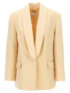 Zimmermann Wool-blend Shawl Collar Blazer In Multi