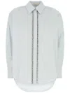 Zimmermann Illustration Diamante Embellished Shirt In Blue